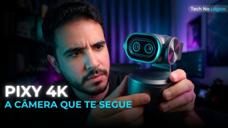 Review EMEET PIXY 4K: a webcam PTZ com gimbal e IA que parece um mini robô | Tech No Lógico
